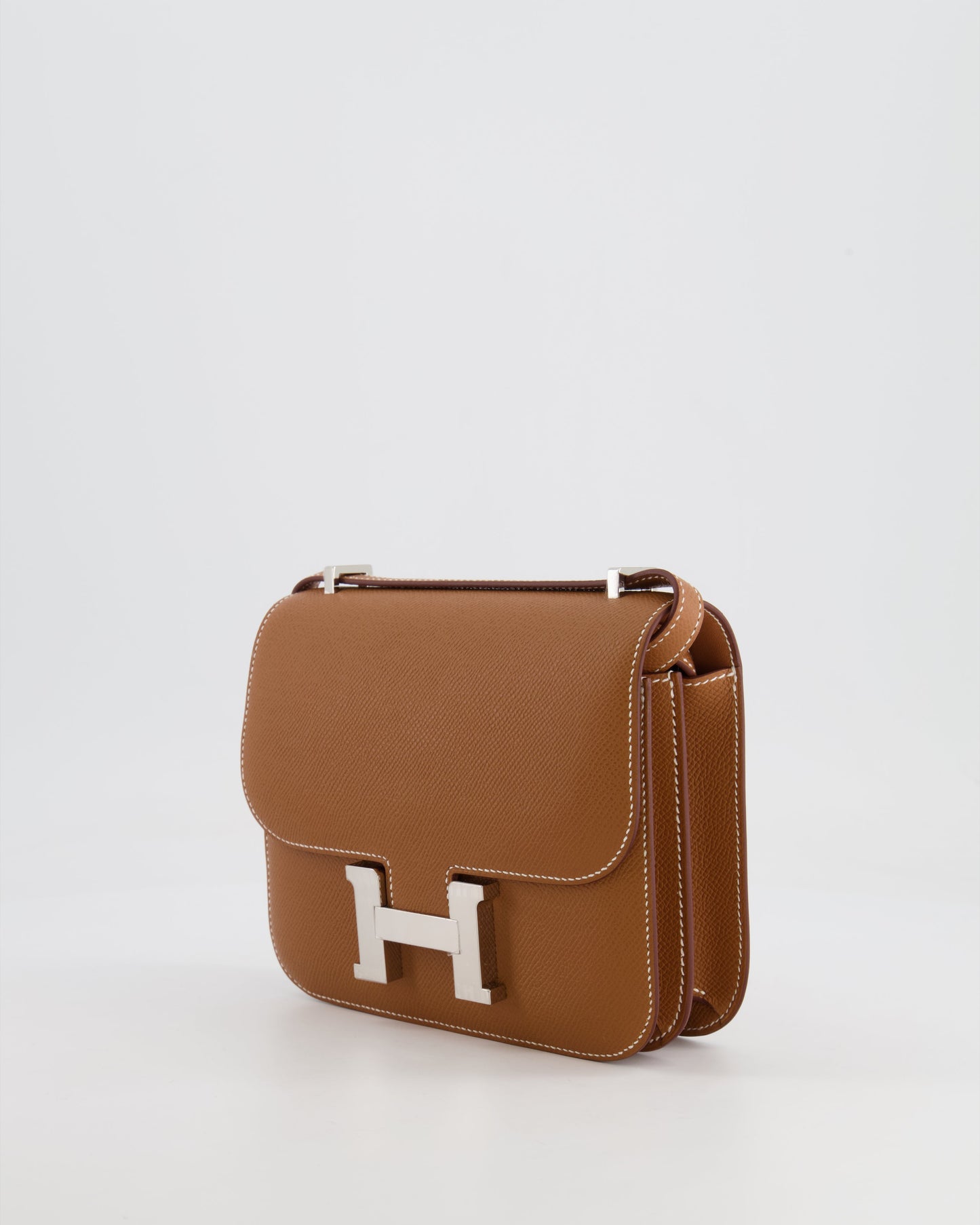 *HOT* Hermès Constance III Mini 18cm Miroir Bag in Gold Epsom Leather with Palladium Hardware
