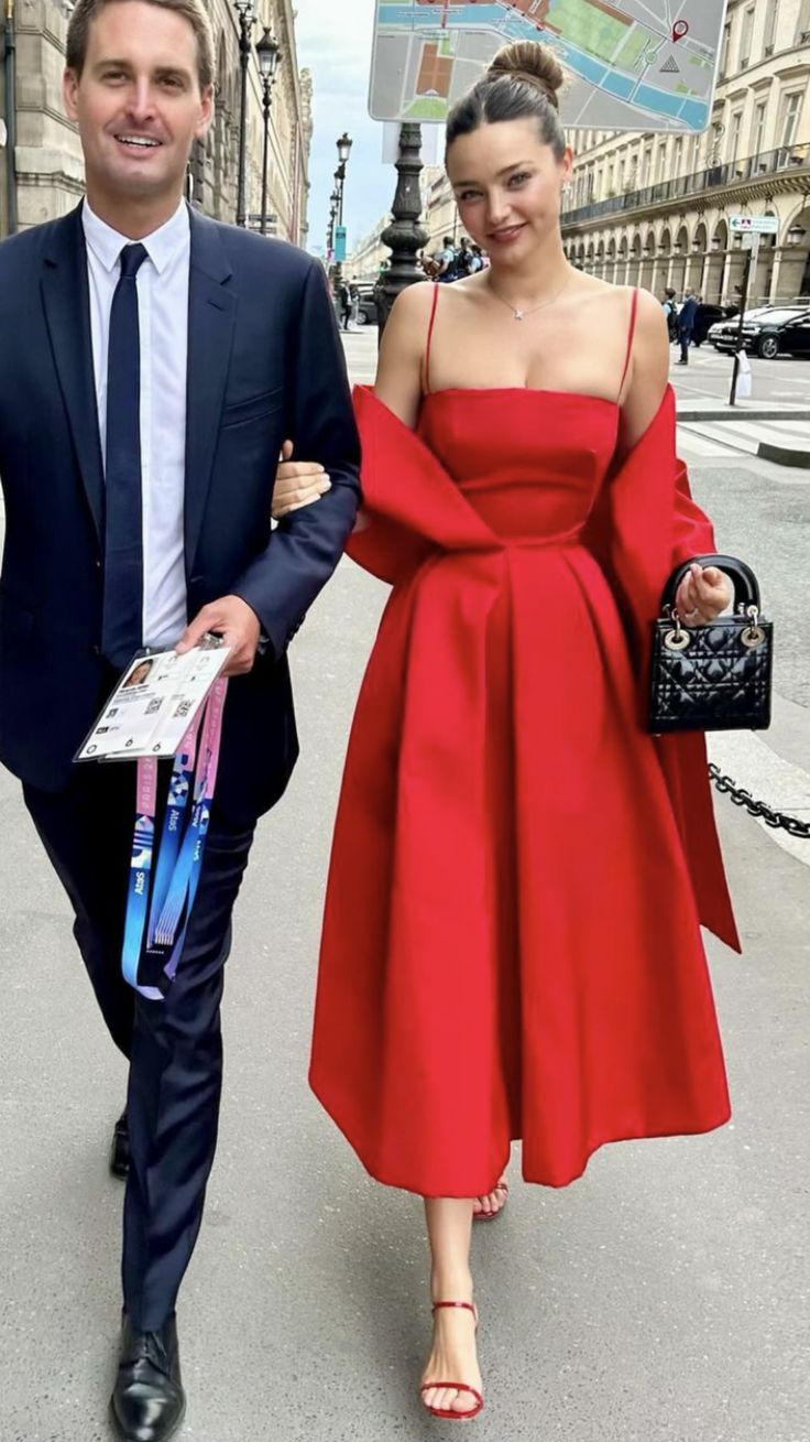 Simple A line Spaghetti Straps Red Satin Evening Party Dress Prom Dresses P2471