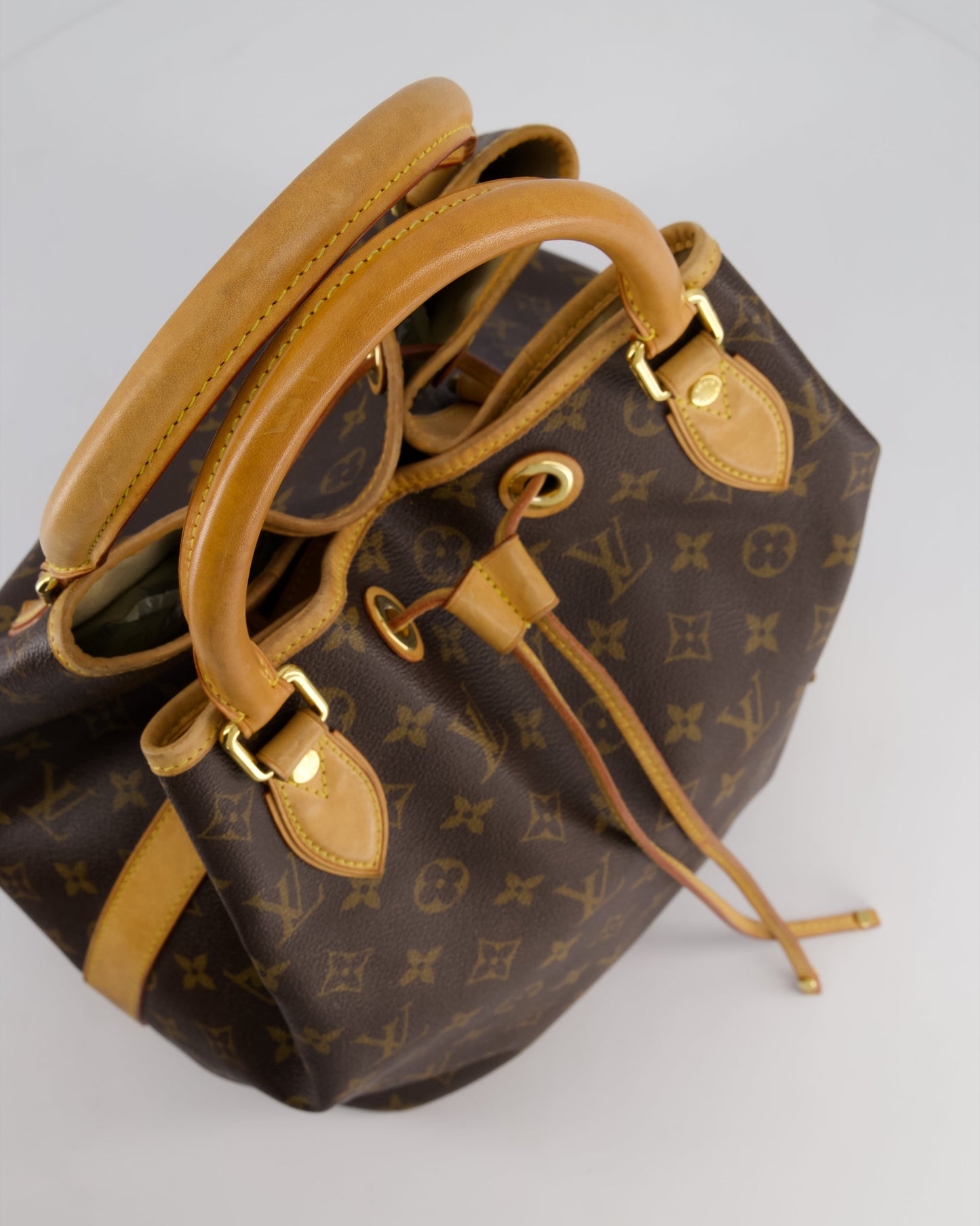 Louis Vuitton Brown Monogram Eden Neo Bag with Gold Hardware