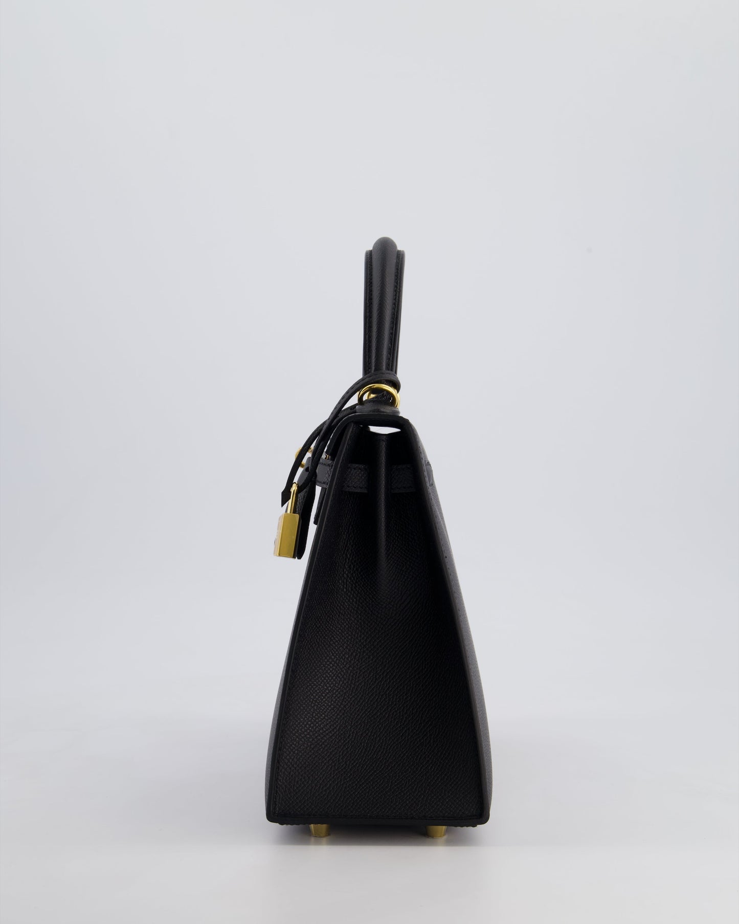 *HOLY GRAIL* Hermès Kelly 25cm Sellier Bag in Black Epsom Leather with Gold Hardware