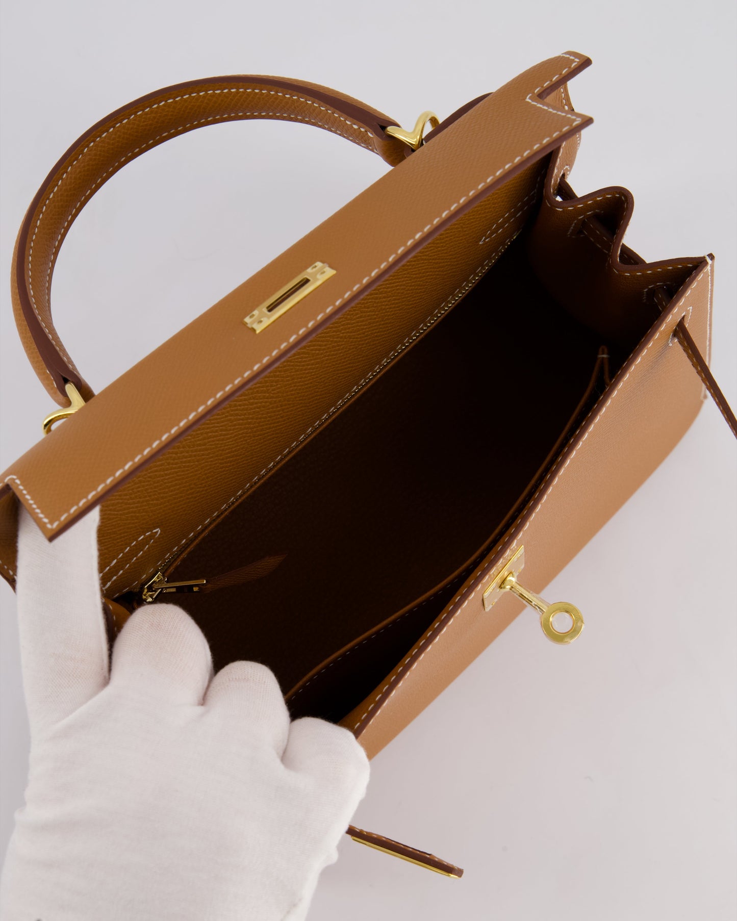 *HOLY GRAIL* Hermès Kelly 25cm Sellier in Gold Epsom Leather with Gold Hardware