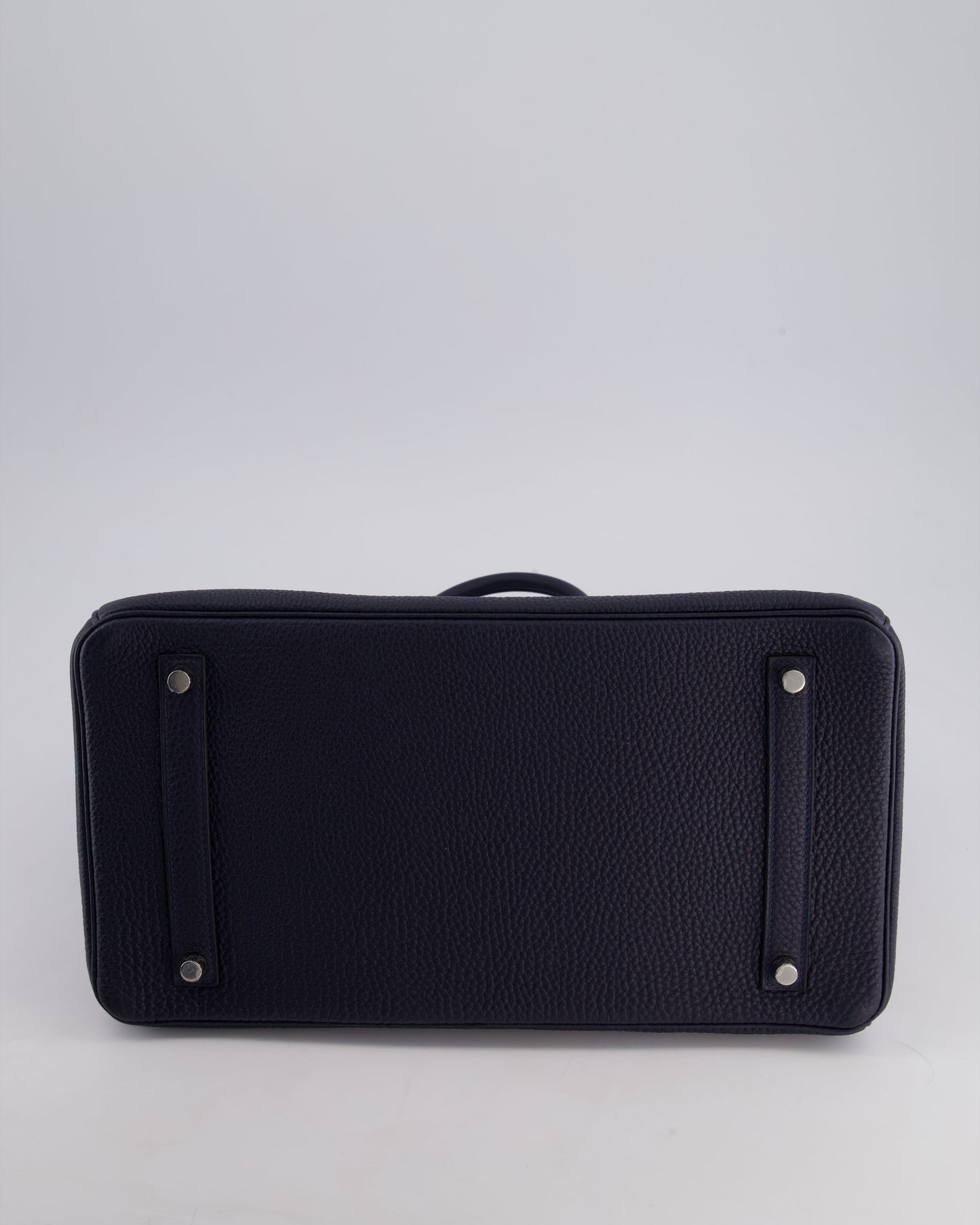 *HOT* Hermès Birkin 35cm Bag in Bleu Nuit Retourne Togo Leather with Palladium Hardware