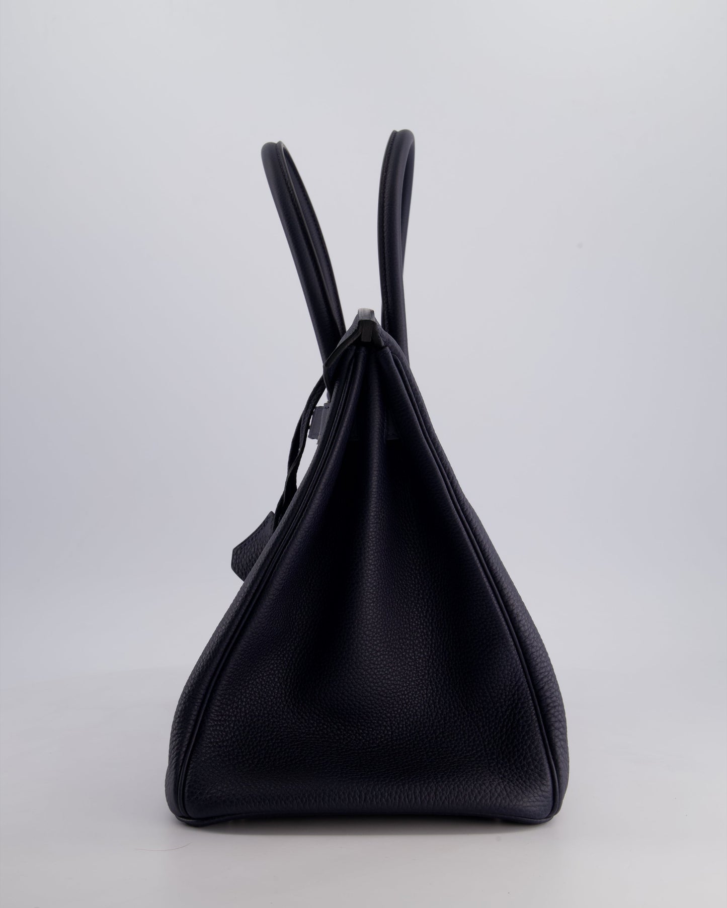 *HOT* Hermès Birkin 35cm Bag in Bleu Nuit Retourne Togo Leather with Palladium Hardware