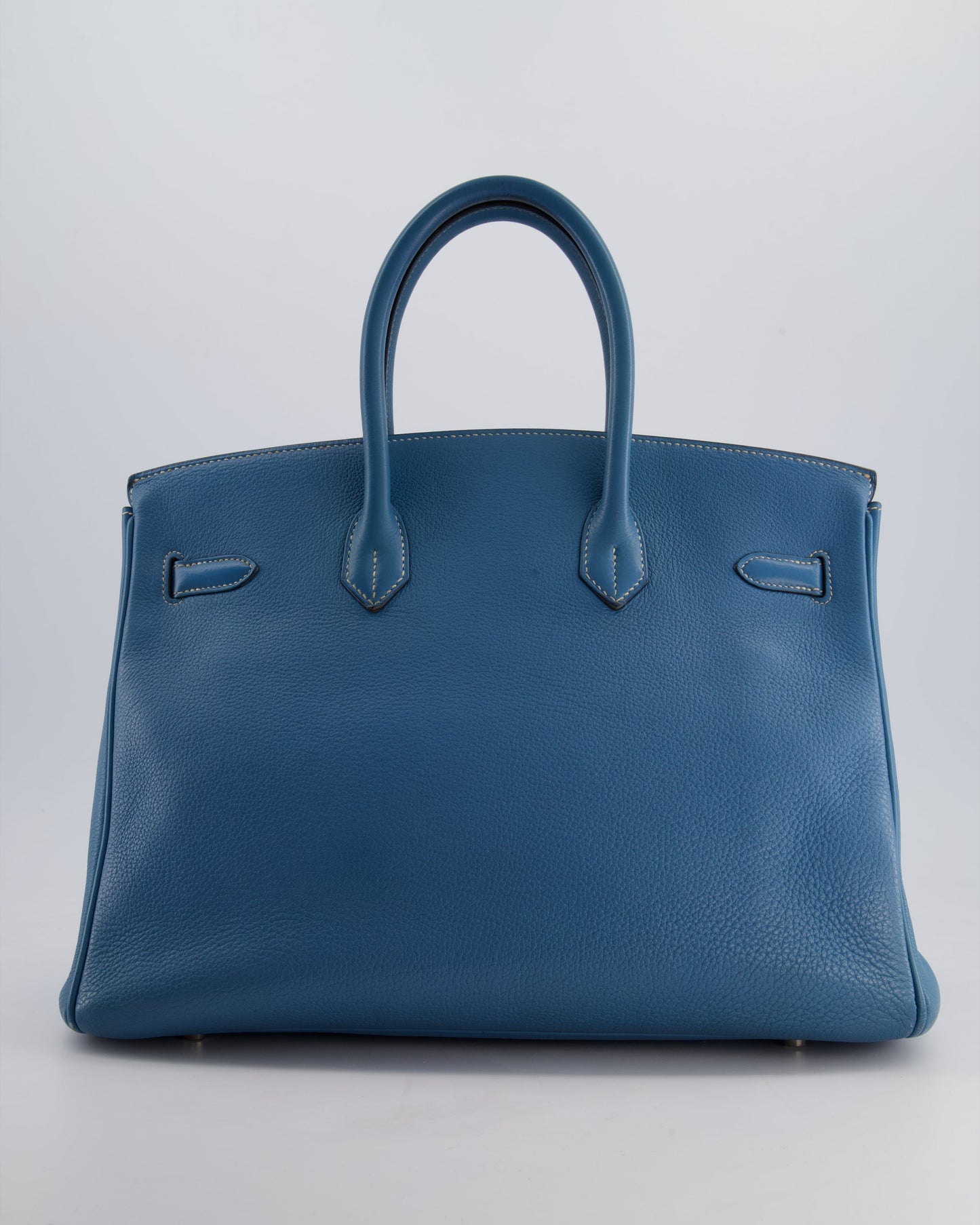 *HOT* Hermès Birkin 35cm Bag in Blue Jean Togo Leather with Palladium Hardware