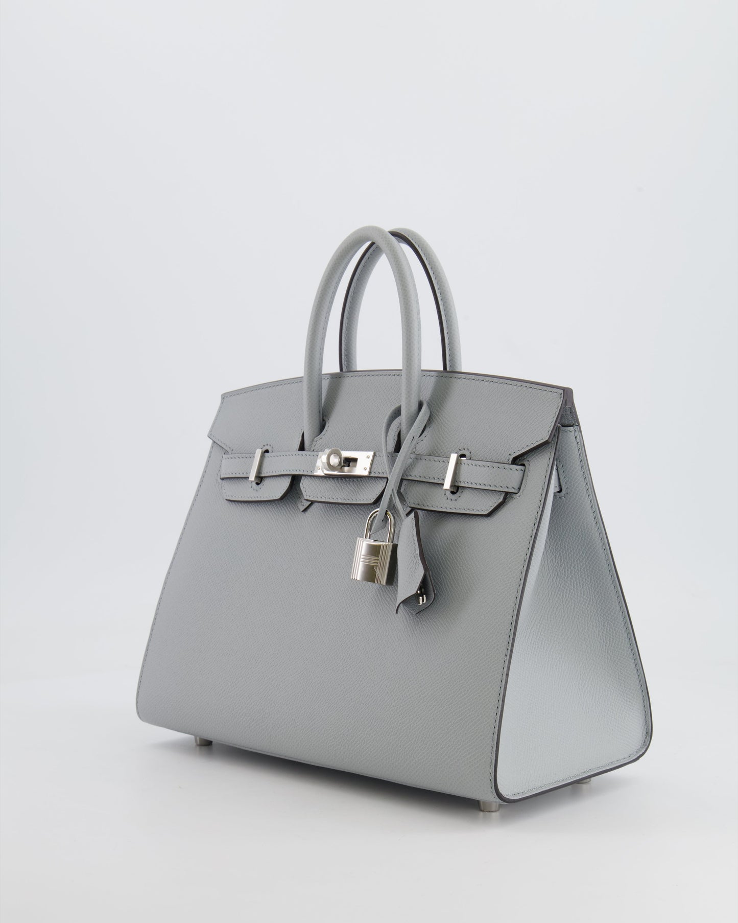 *RARE* Hermès Birkin Sellier 25cm Bag in Bleu Glacier Epsom Leather with Palladium Hardware