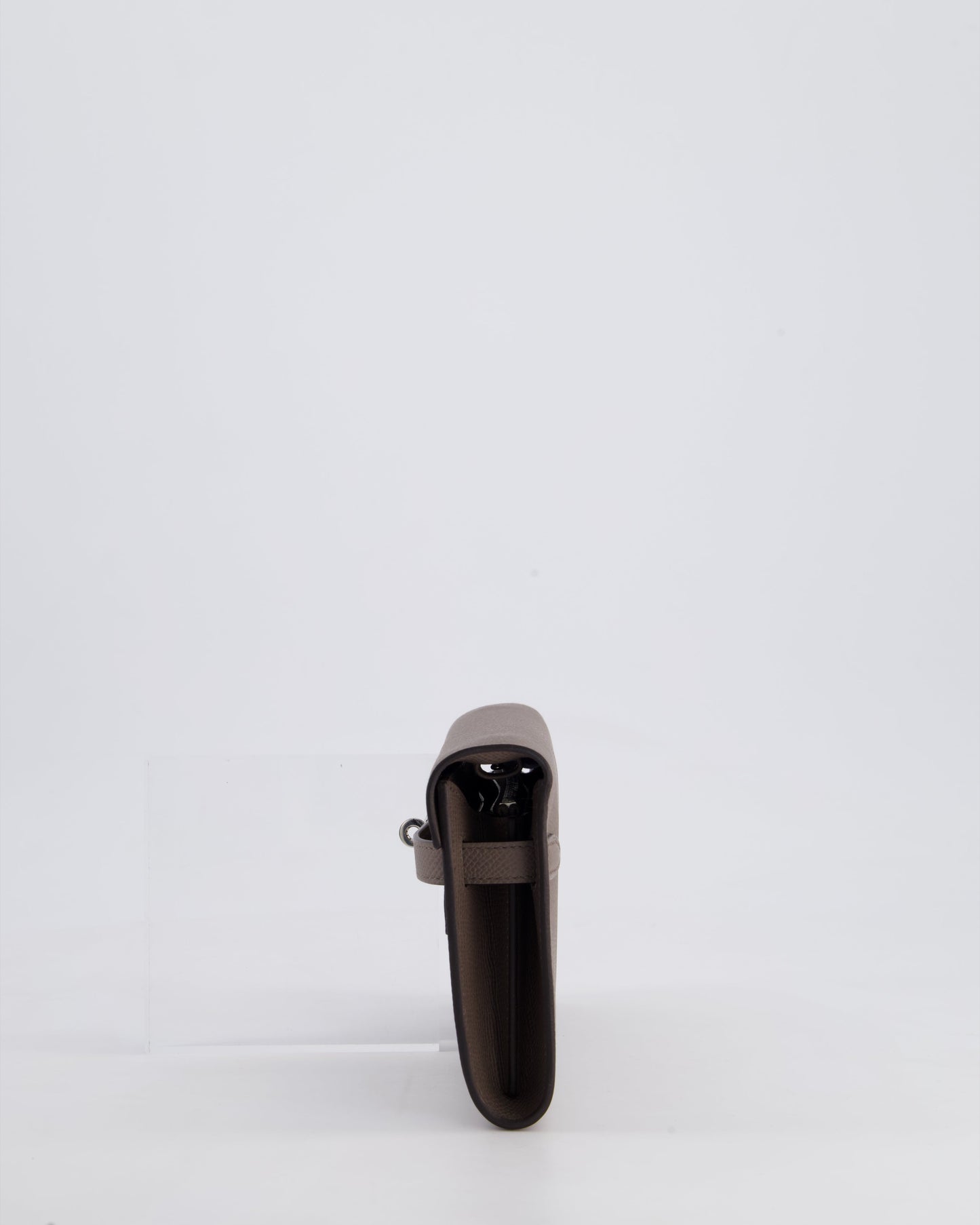 Hermès Kelly To Go Bag in Gris Etain Epsom Leather with Palladium Hardware