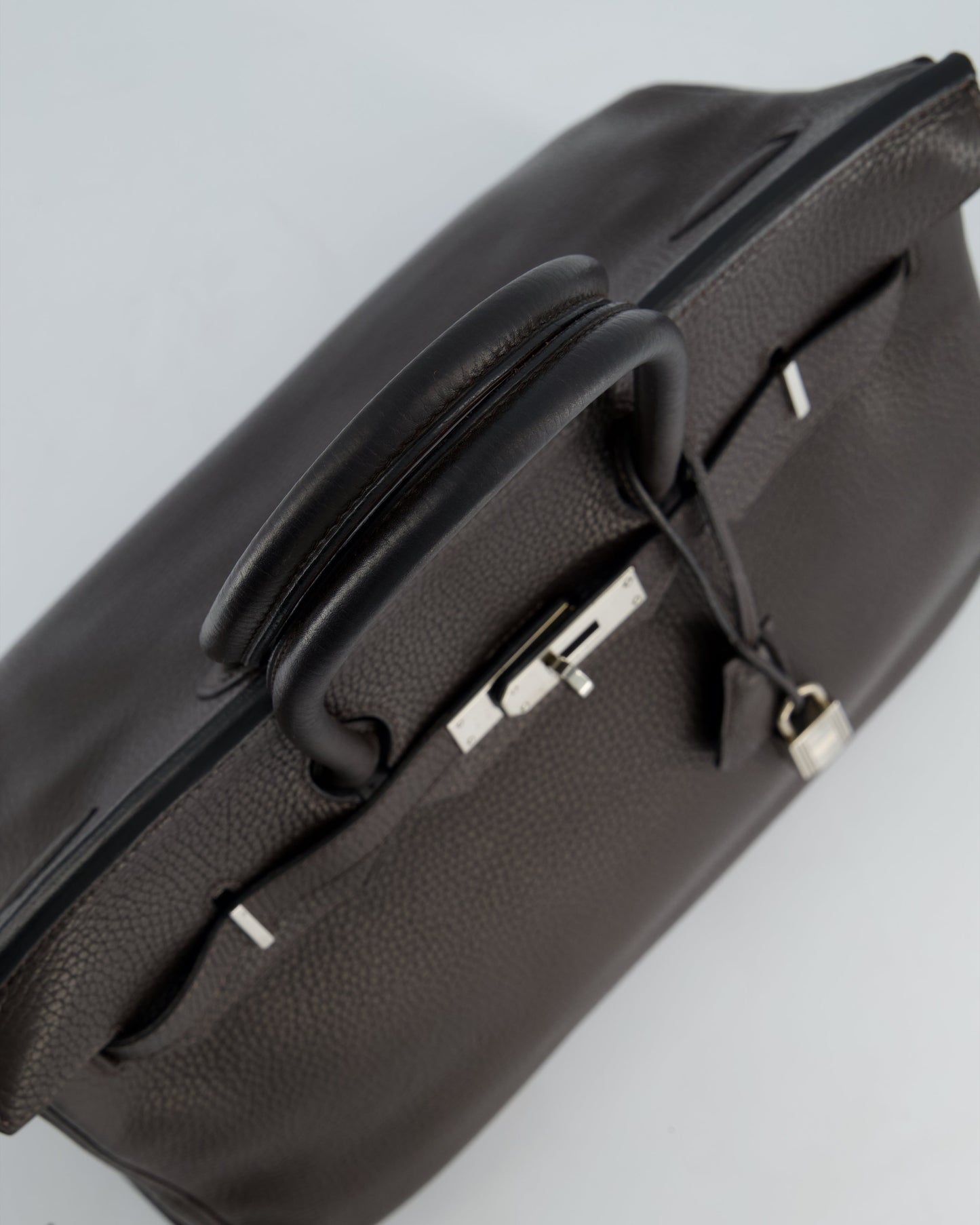 Hermès Birkin 35cm Bag in Chocolat Clemence Leather with Palladium Hardware