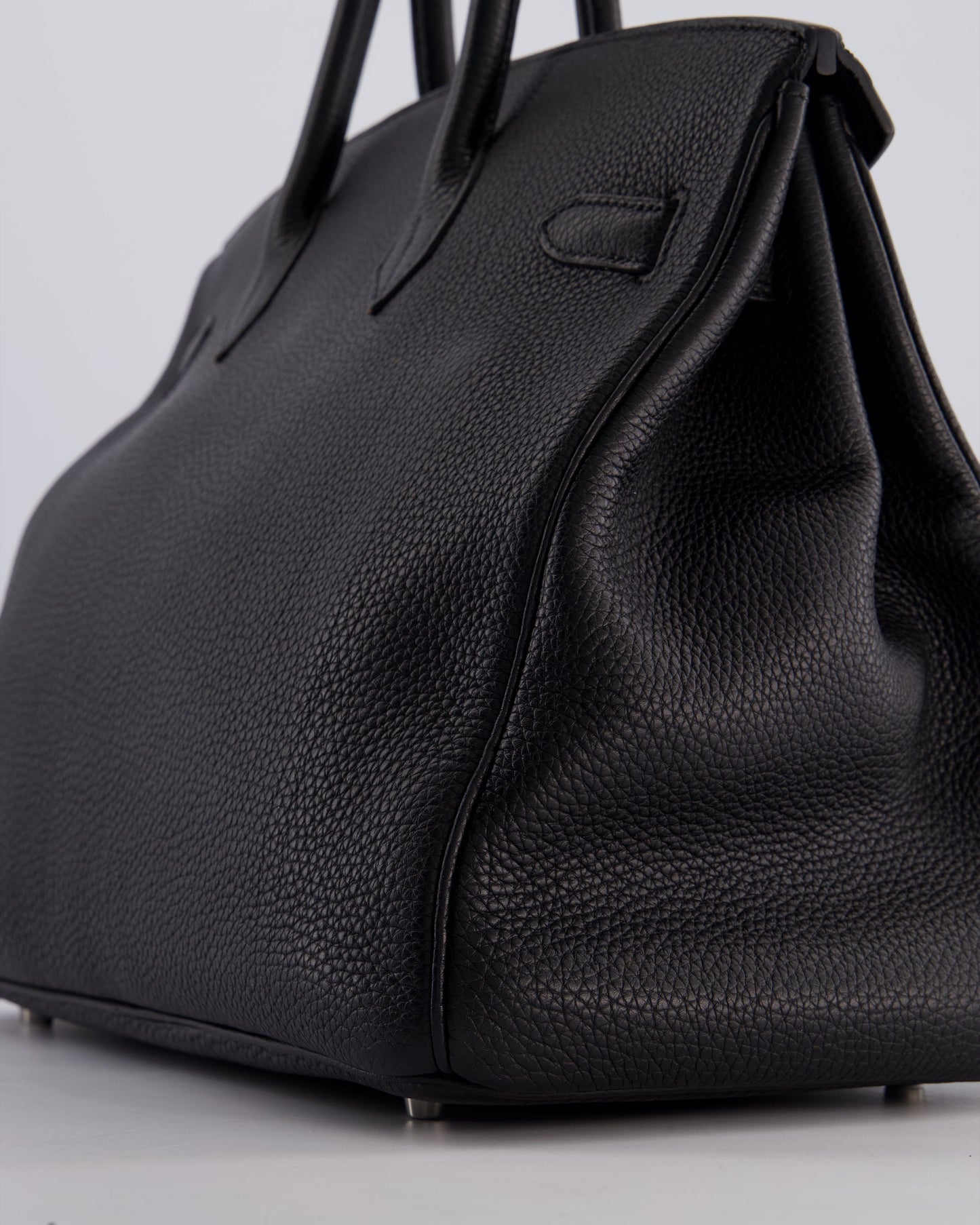Hermès Birkin Bag 35cm Retourne in Noir Togo Leather with Palladium Hardware