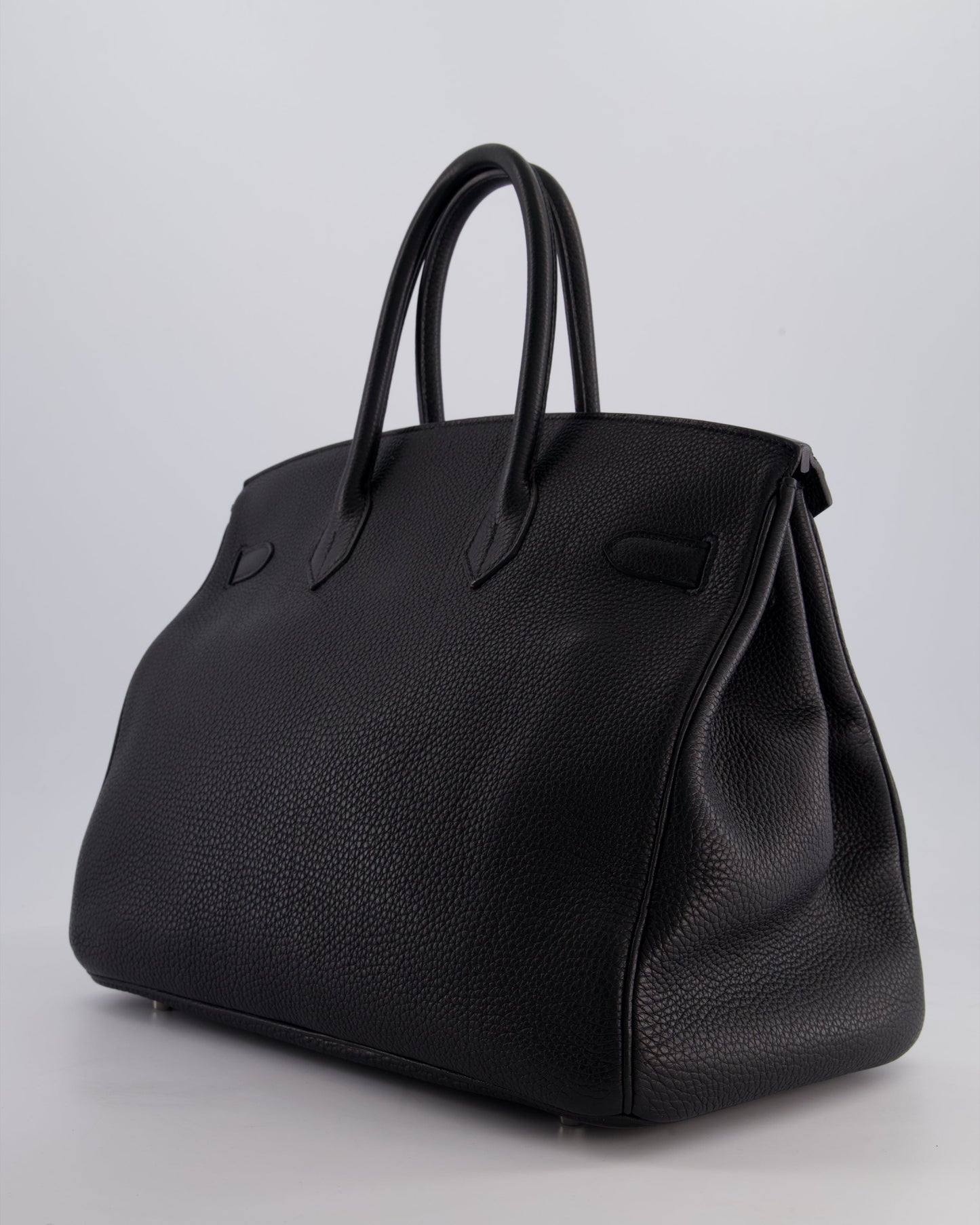 Hermès Birkin Bag 35cm Retourne in Noir Togo Leather with Palladium Hardware
