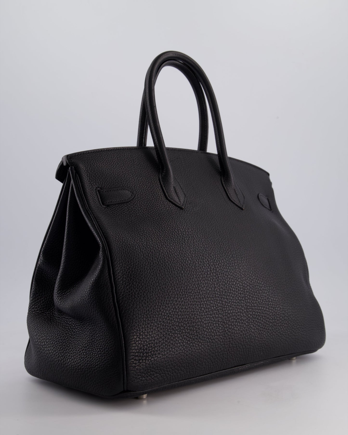 Hermès Birkin Bag 35cm Retourne in Noir Togo Leather with Palladium Hardware