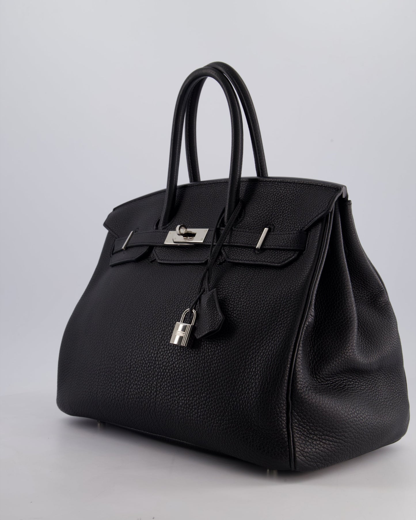 Hermès Birkin Bag 35cm Retourne in Noir Togo Leather with Palladium Hardware