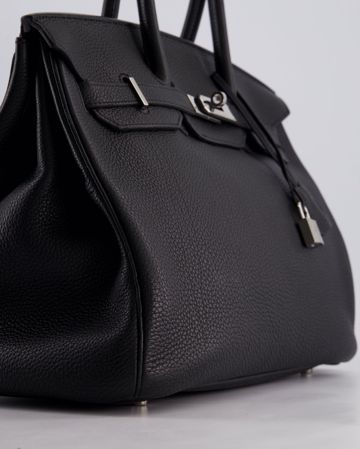Hermès Birkin Bag 35cm Retourne in Noir Togo Leather with Palladium Hardware