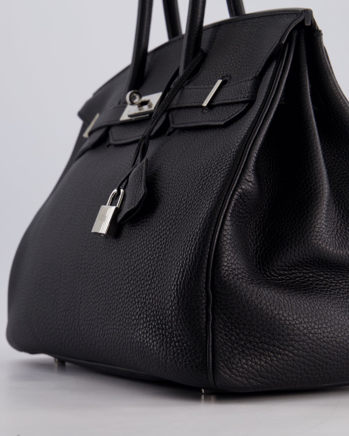 Hermès Birkin Bag 35cm Retourne in Noir Togo Leather with Palladium Hardware