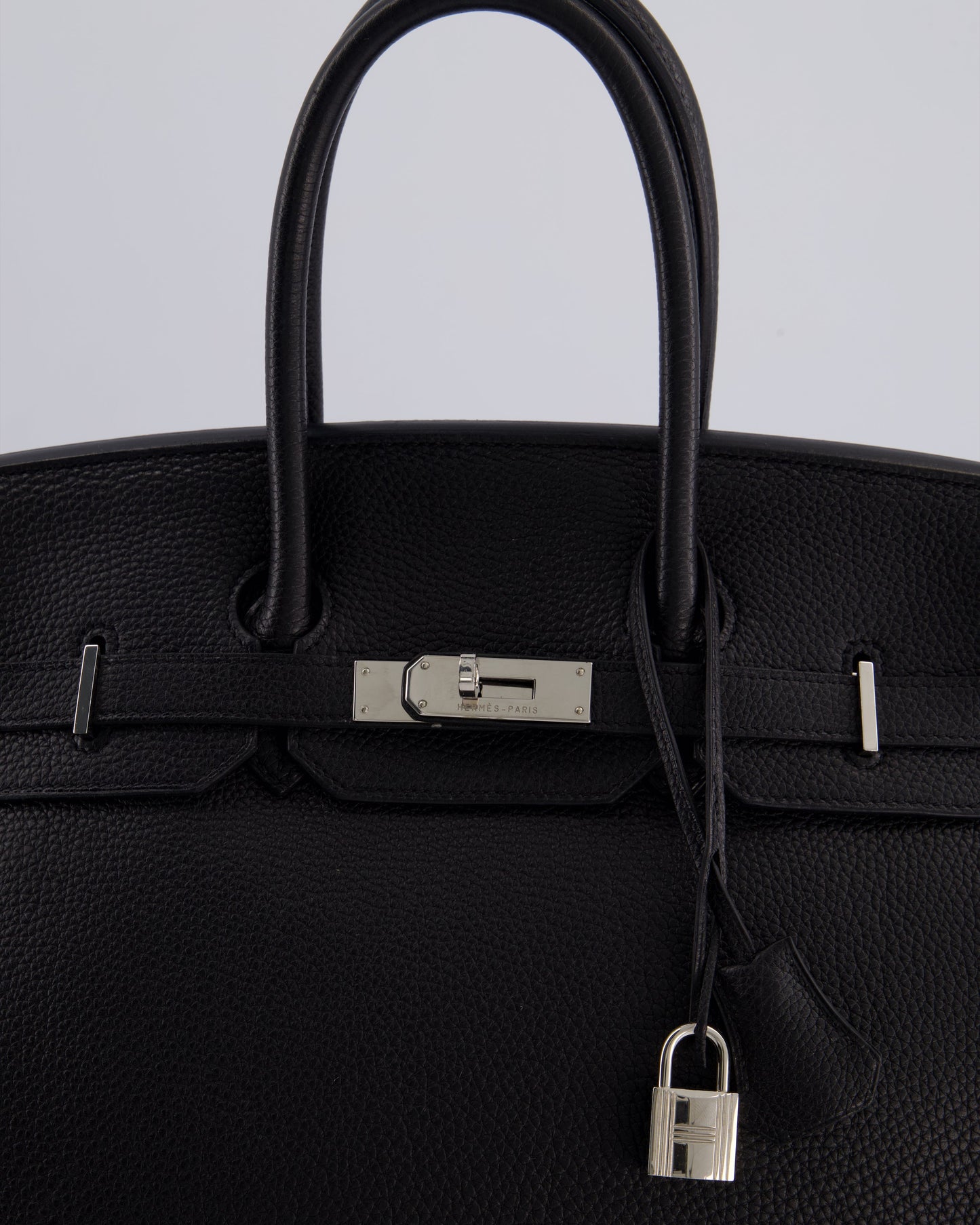 Hermès Birkin Bag 35cm Retourne in Noir Togo Leather with Palladium Hardware
