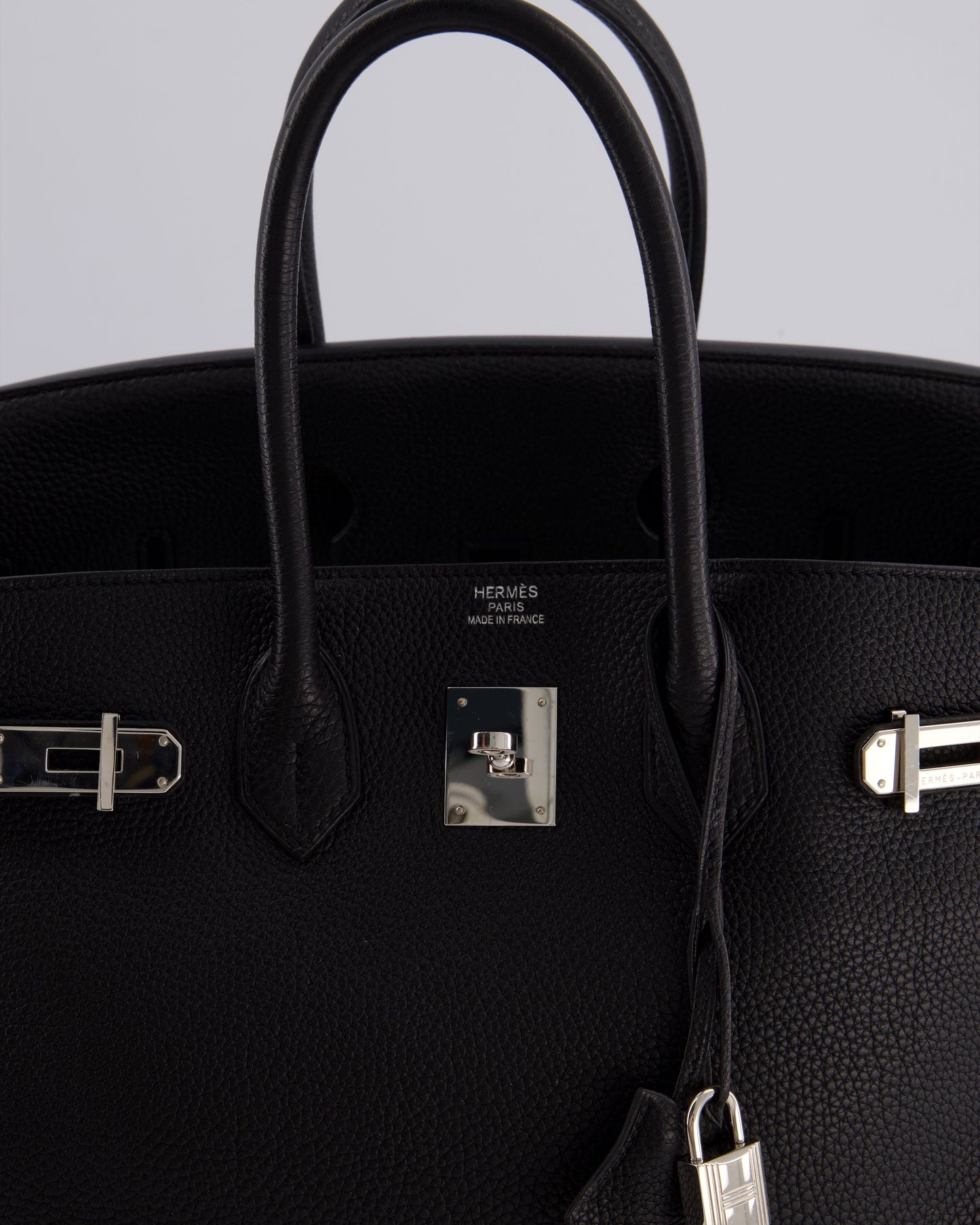 Hermès Birkin Bag 35cm Retourne in Noir Togo Leather with Palladium Hardware