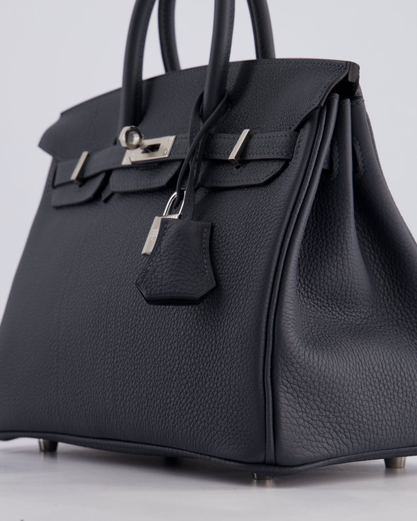 Hermès Birkin 25cm Retourne Bag in Gris Misty Togo Leather with Palladium Hardware