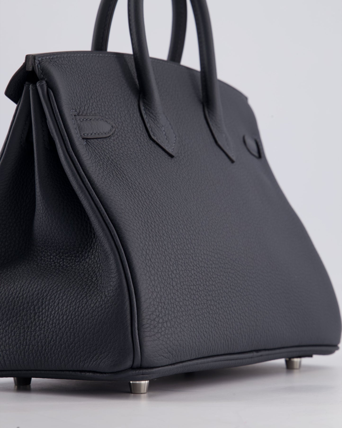 Hermès Birkin 25cm Retourne Bag in Gris Misty Togo Leather with Palladium Hardware