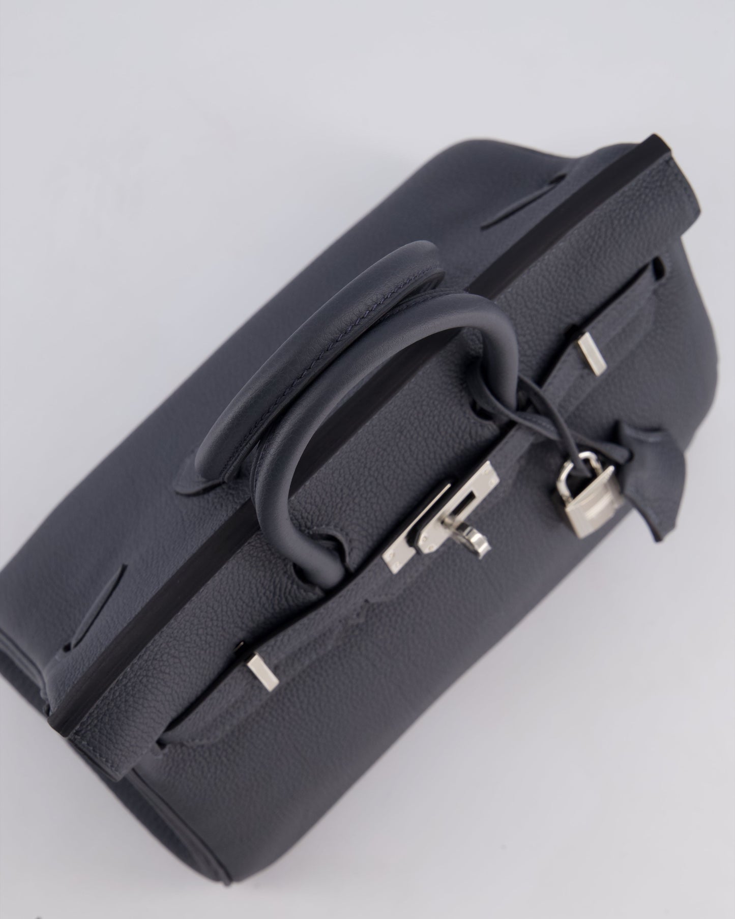 Hermès Birkin 25cm Retourne Bag in Gris Misty Togo Leather with Palladium Hardware