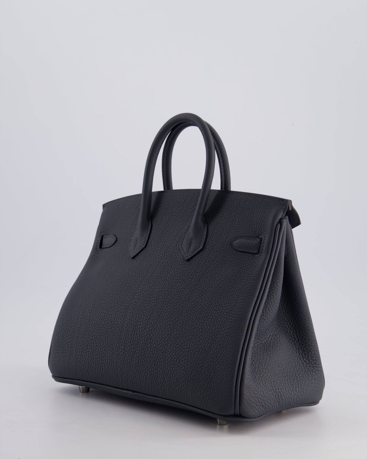 Hermès Birkin 25cm Retourne Bag in Gris Misty Togo Leather with Palladium Hardware