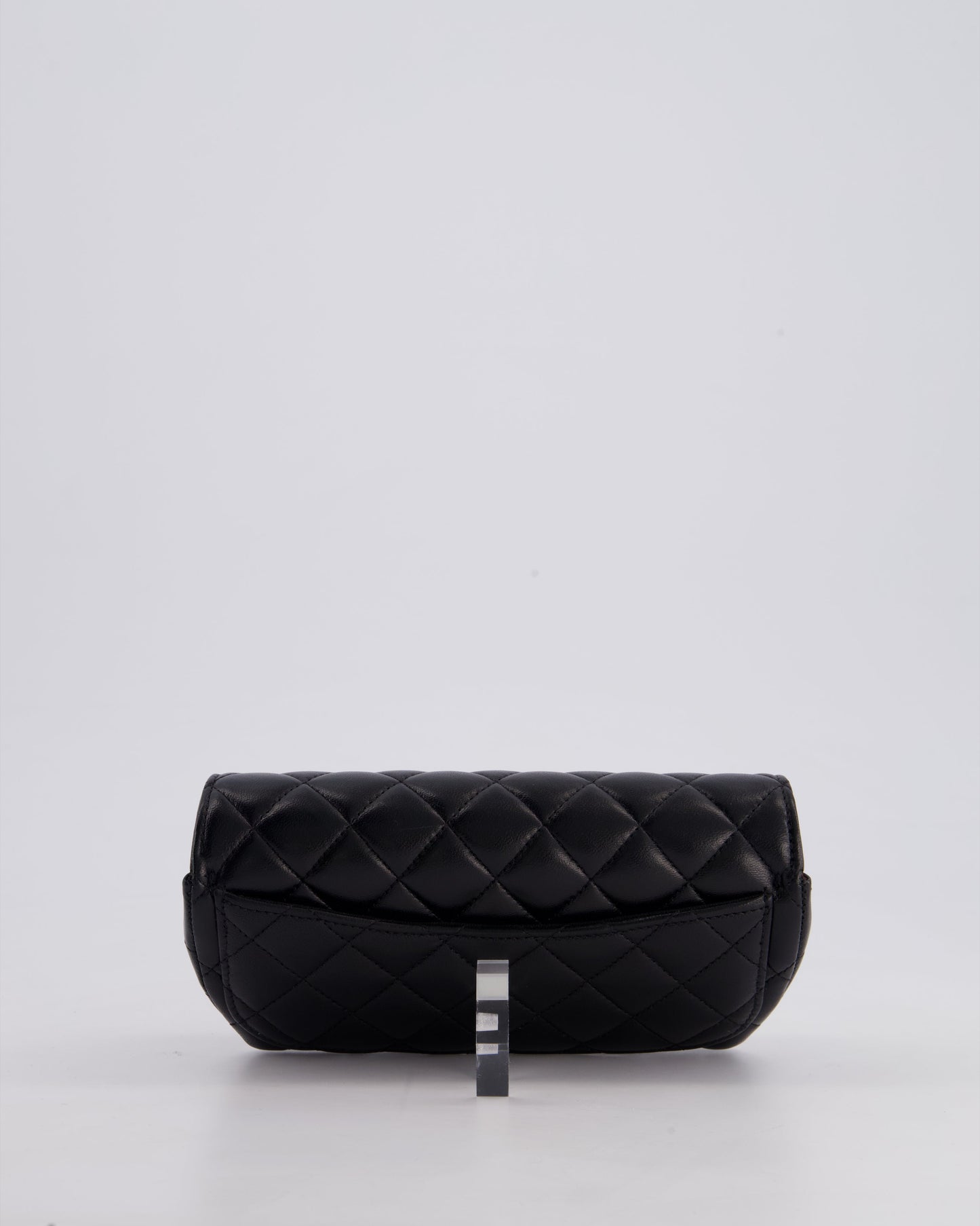 Chanel Black Lambskin Sunglasses Case on Chain Bag with Champagne Gold Hardware