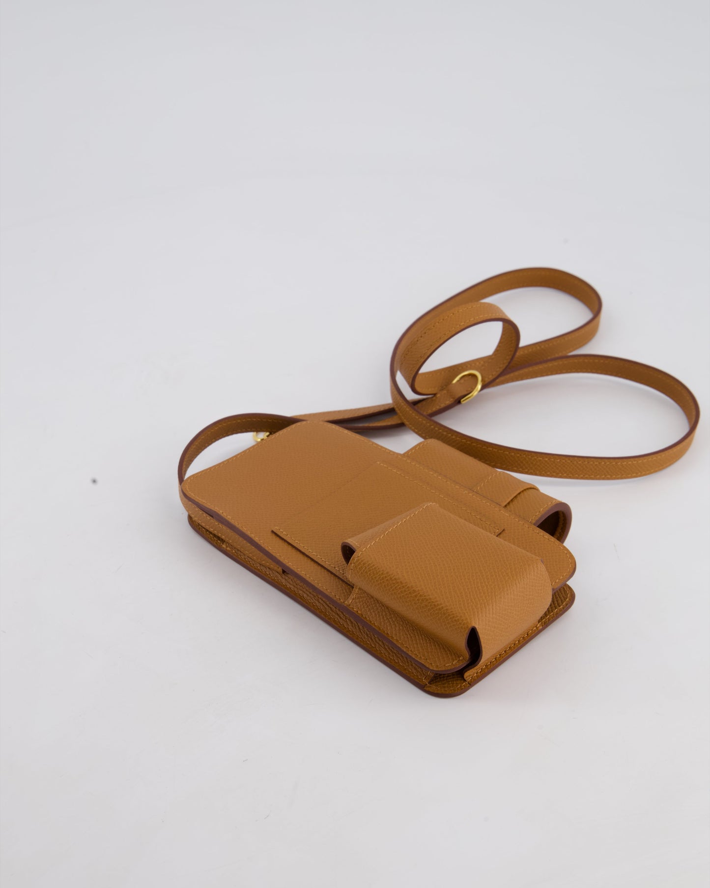 Hermès Gold Hermèsway Phone Case with Gold Hardware