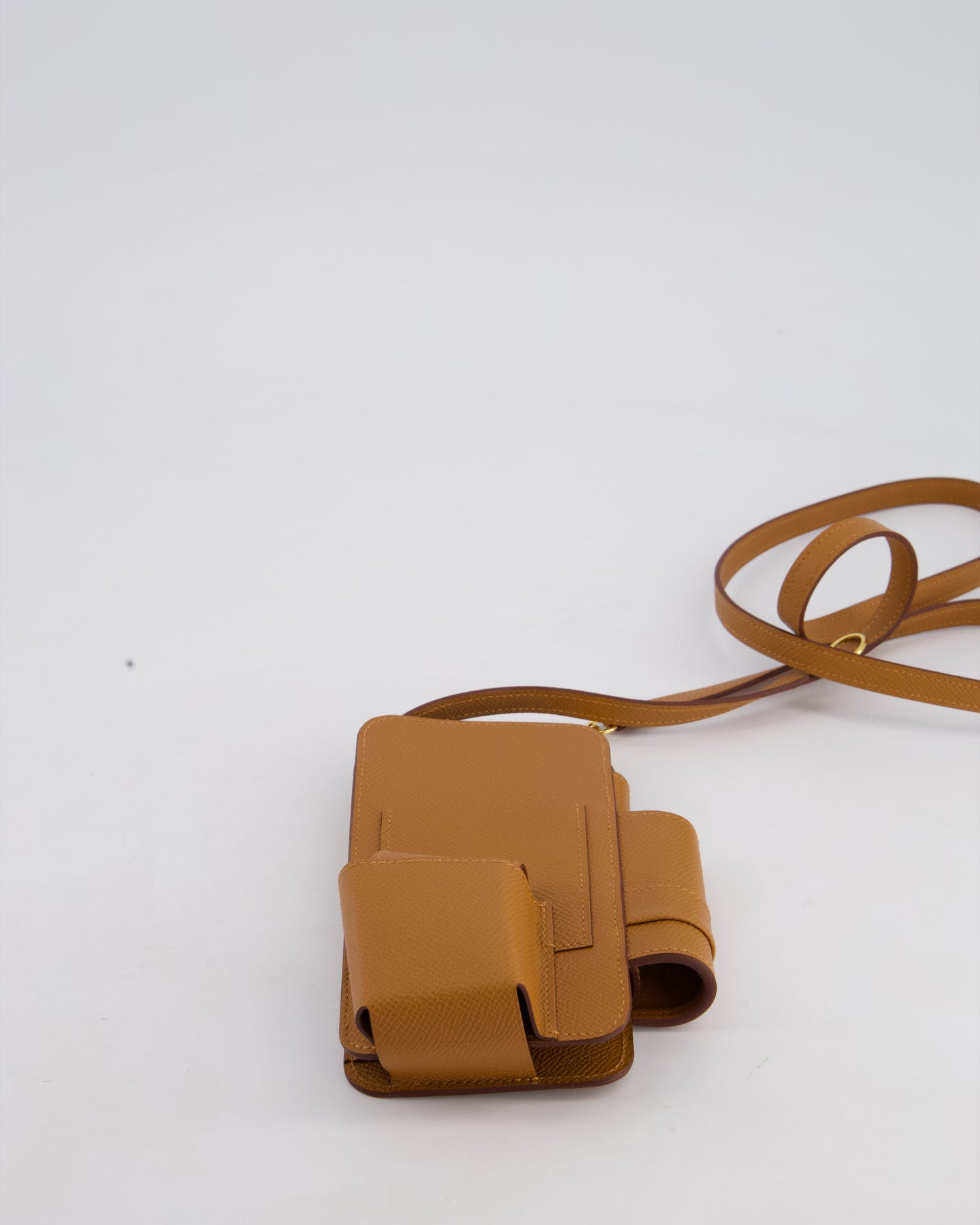 Hermès Gold Hermèsway Phone Case with Gold Hardware