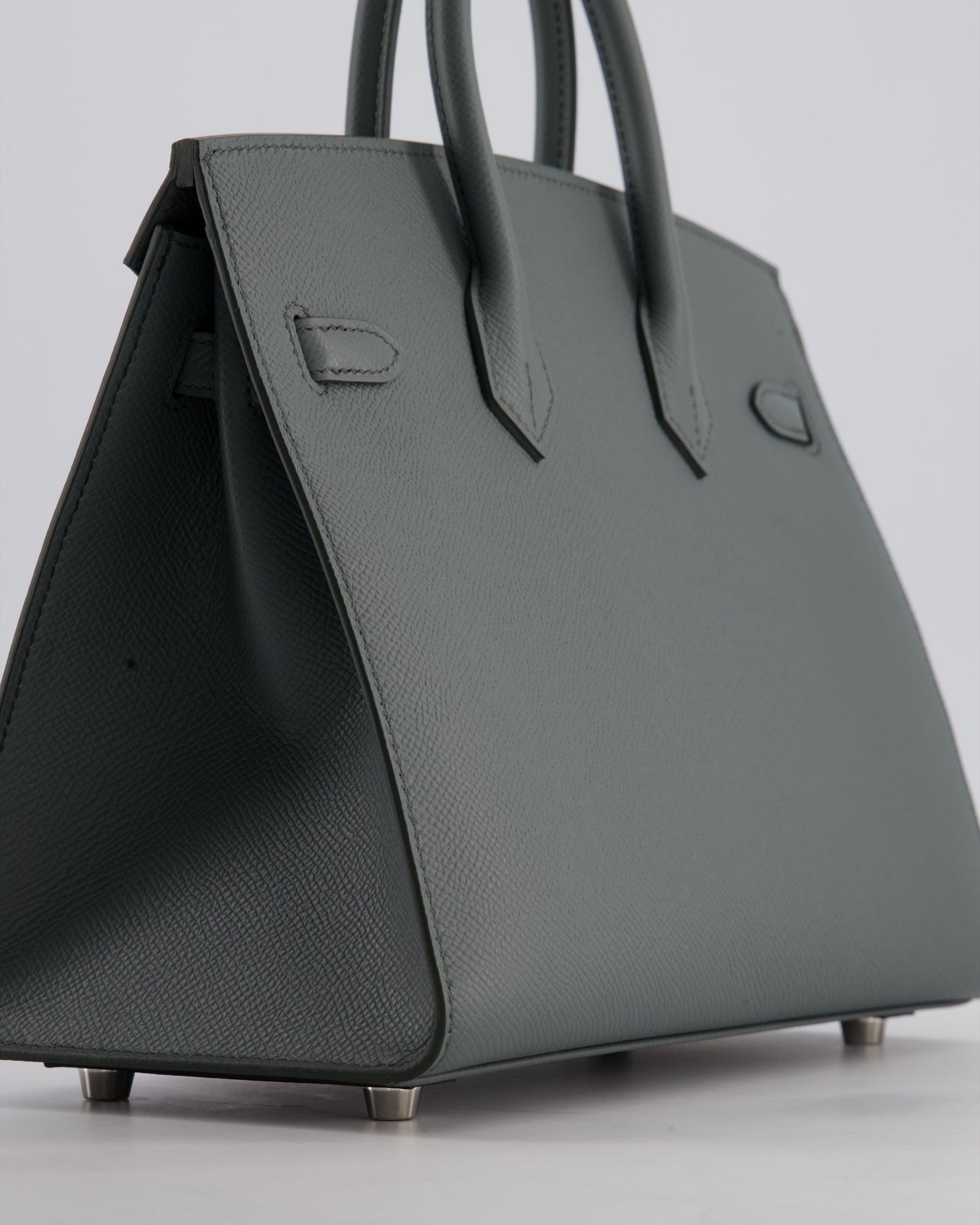 Hermès Birkin 25cm Sellier Bag in Vert Amande Togo Leather with Palladium Hardware