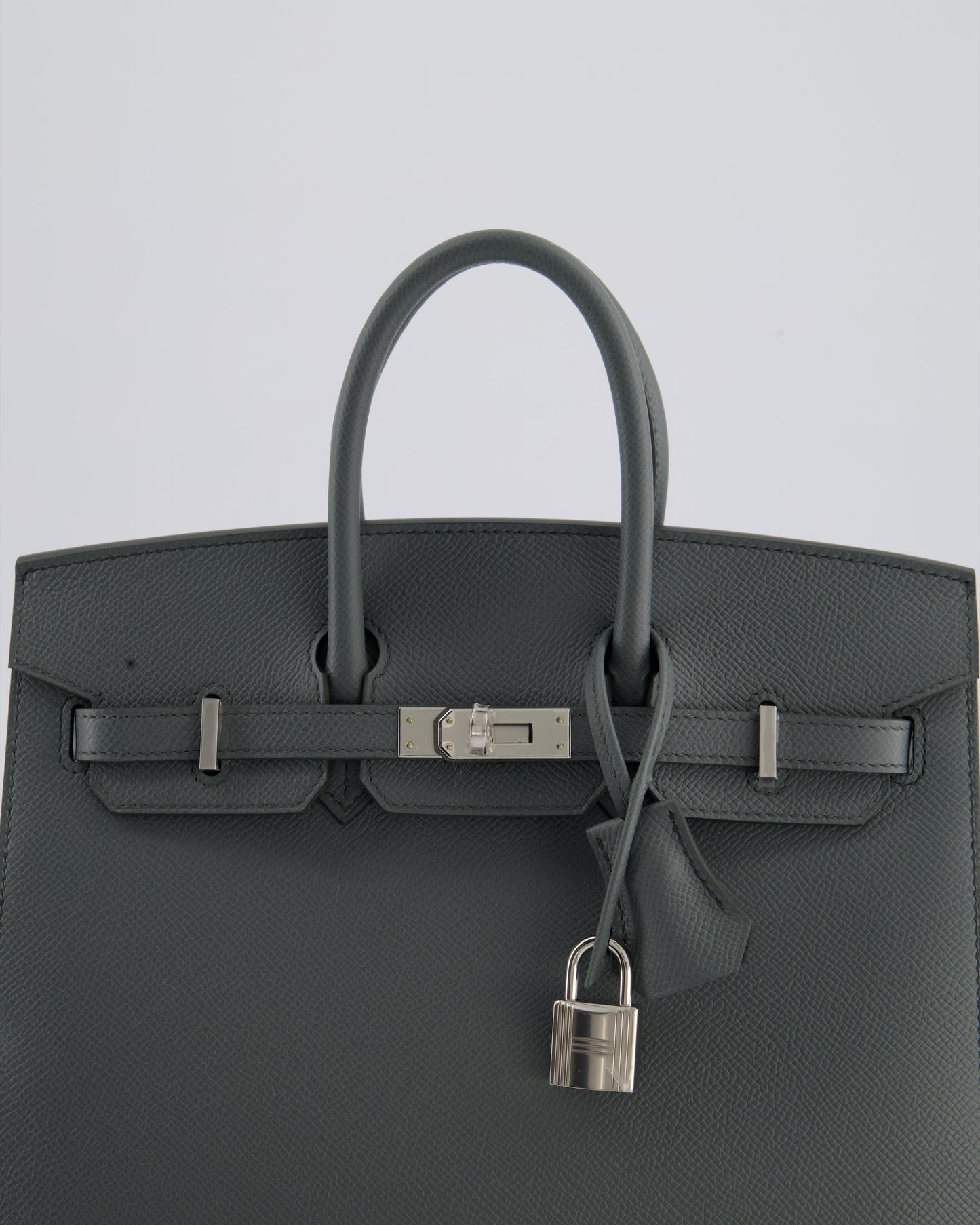 Hermès Birkin 25cm Sellier Bag in Vert Amande Togo Leather with Palladium Hardware