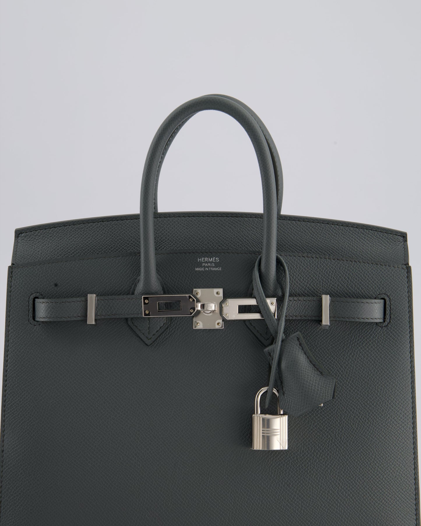 Hermès Birkin 25cm Sellier Bag in Vert Amande Togo Leather with Palladium Hardware