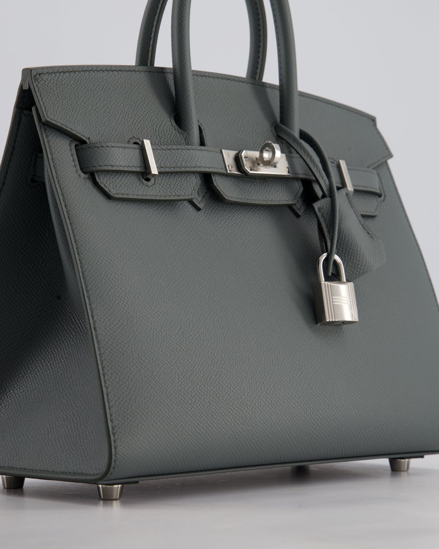 Hermès Birkin 25cm Sellier Bag in Vert Amande Togo Leather with Palladium Hardware
