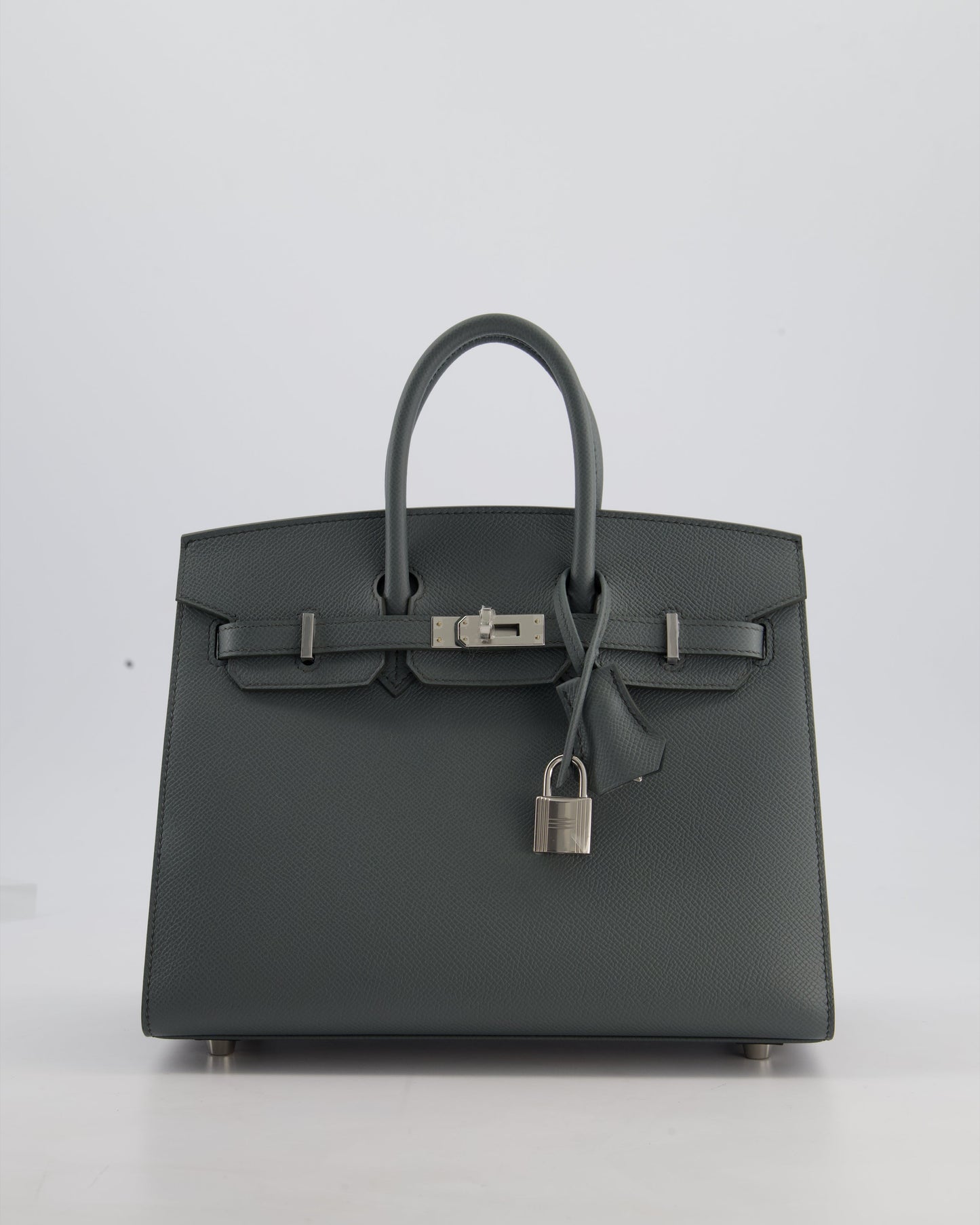 Hermès Birkin 25cm Sellier Bag in Vert Amande Togo Leather with Palladium Hardware