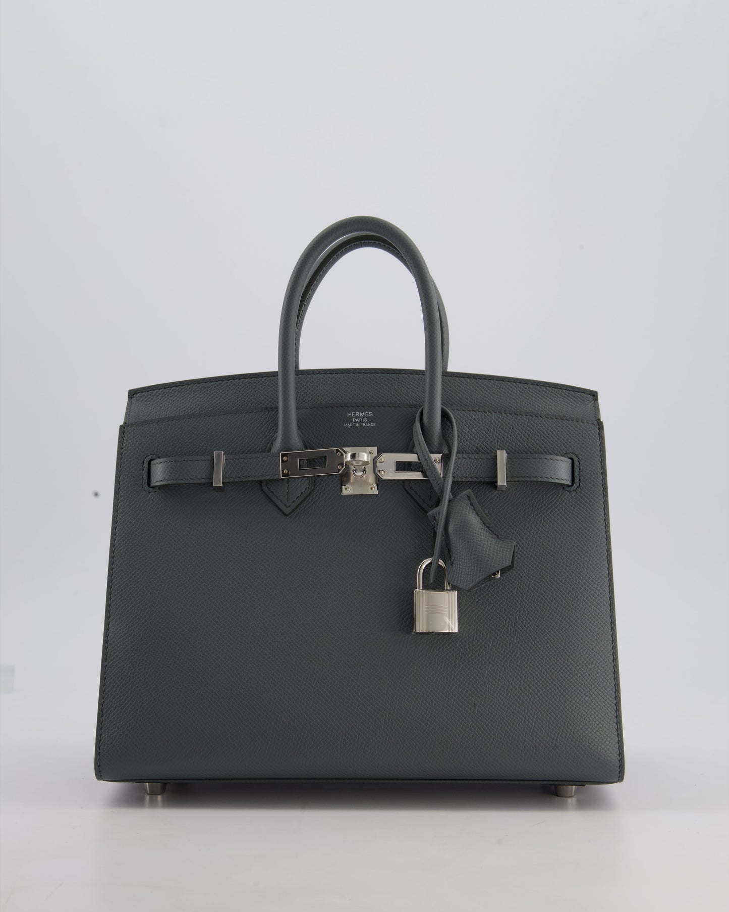 Hermès Birkin 25cm Sellier Bag in Vert Amande Togo Leather with Palladium Hardware