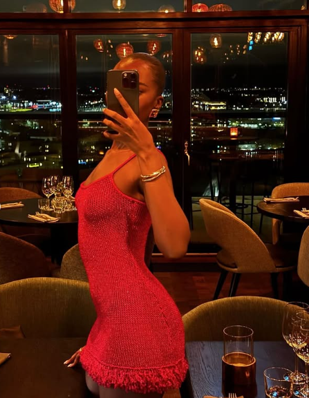 Sexy Red Suspender Slim Birthday Short Skirt Homecoming Dress P3948