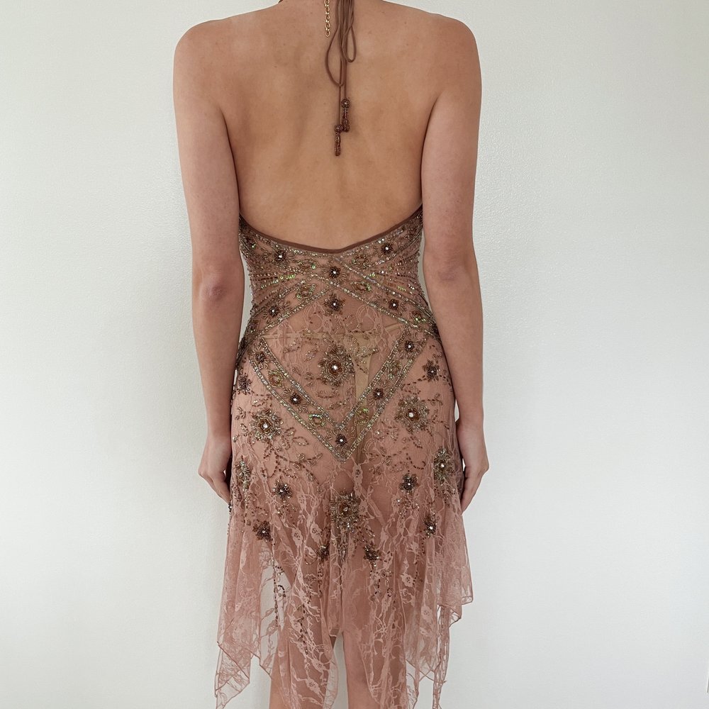 Beautiful Halter Birthday Short Party Dresses Lace Prom Dresses P694