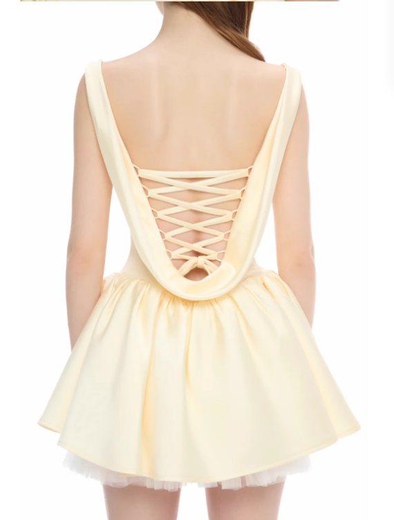 Cute A Line Off the Shoulder Ivory Satin Short Homecoming Dress Birthday Dress SH3025