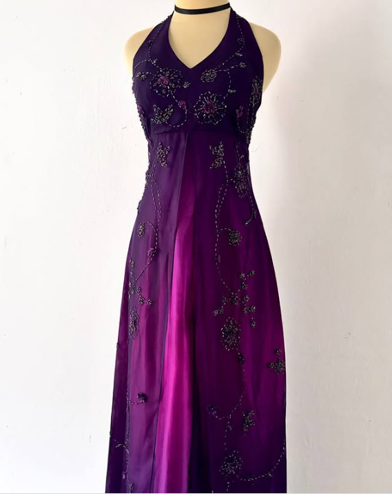 Purple Elegant Fashion Exquisite Strap Long Tulle Ball Gown Evening Dress Party Dress Prom Dress gh3589