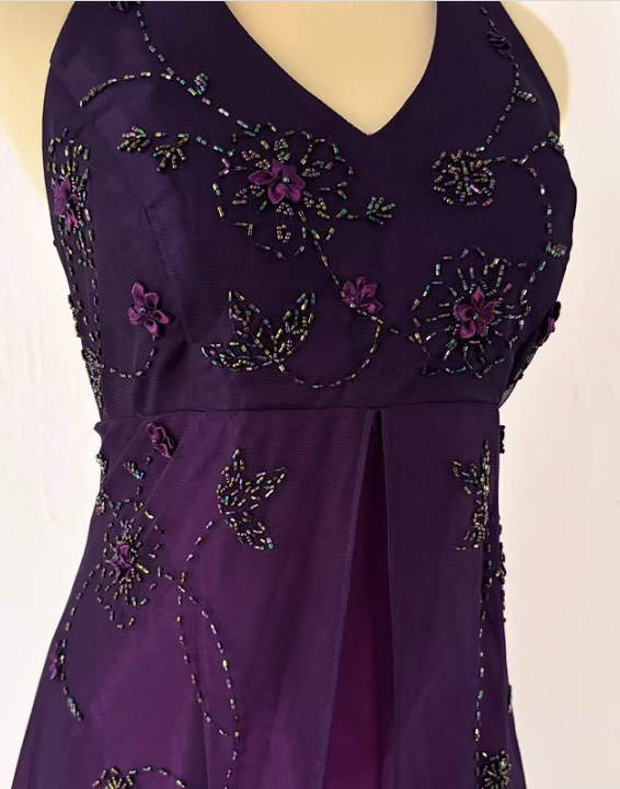 Purple Elegant Fashion Exquisite Strap Long Tulle Ball Gown Evening Dress Party Dress Prom Dress gh3589