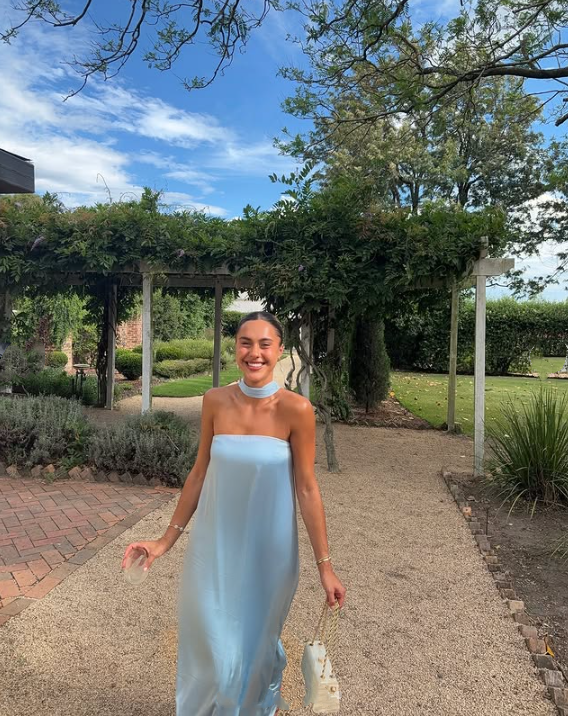 Light Blue Simple Elegant Fashion Long Satin Prom Dress Evening Dress Wedding Guest Party Dress gh3631