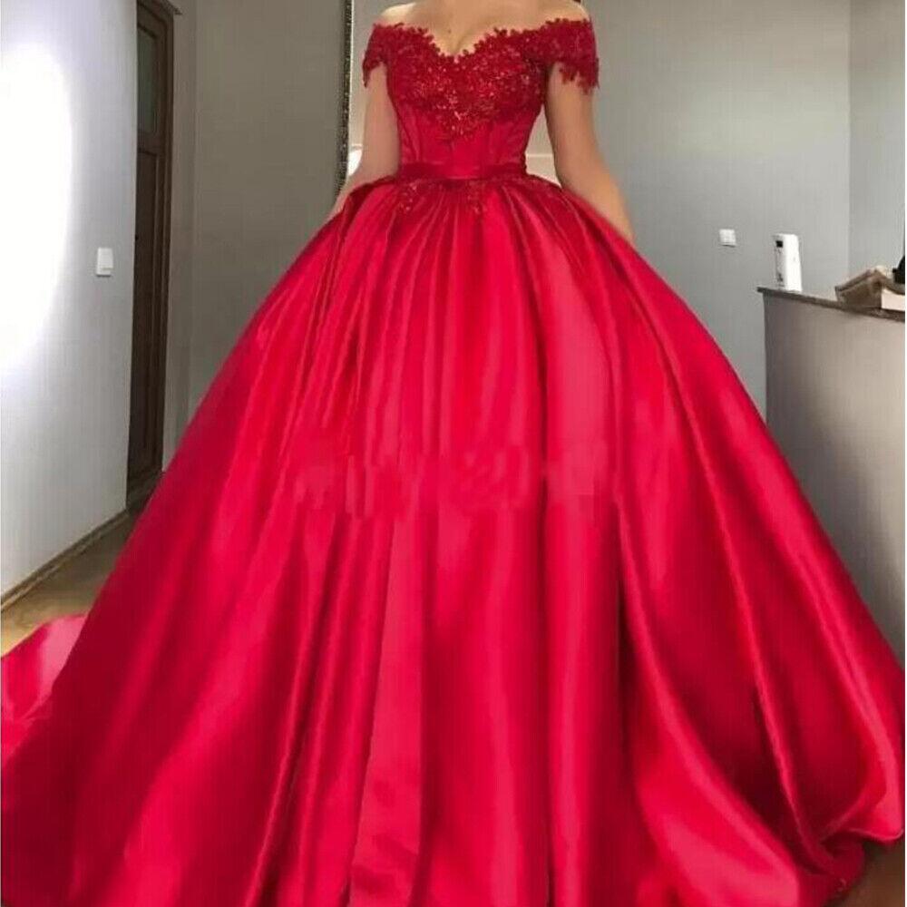 romantic red long Prom Dress    cg16463