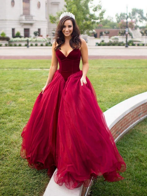 Princess Prom Dress, Prom Dresses, Evening Gown, Graduation School Party Dress, Winter Formal Dress gh1176