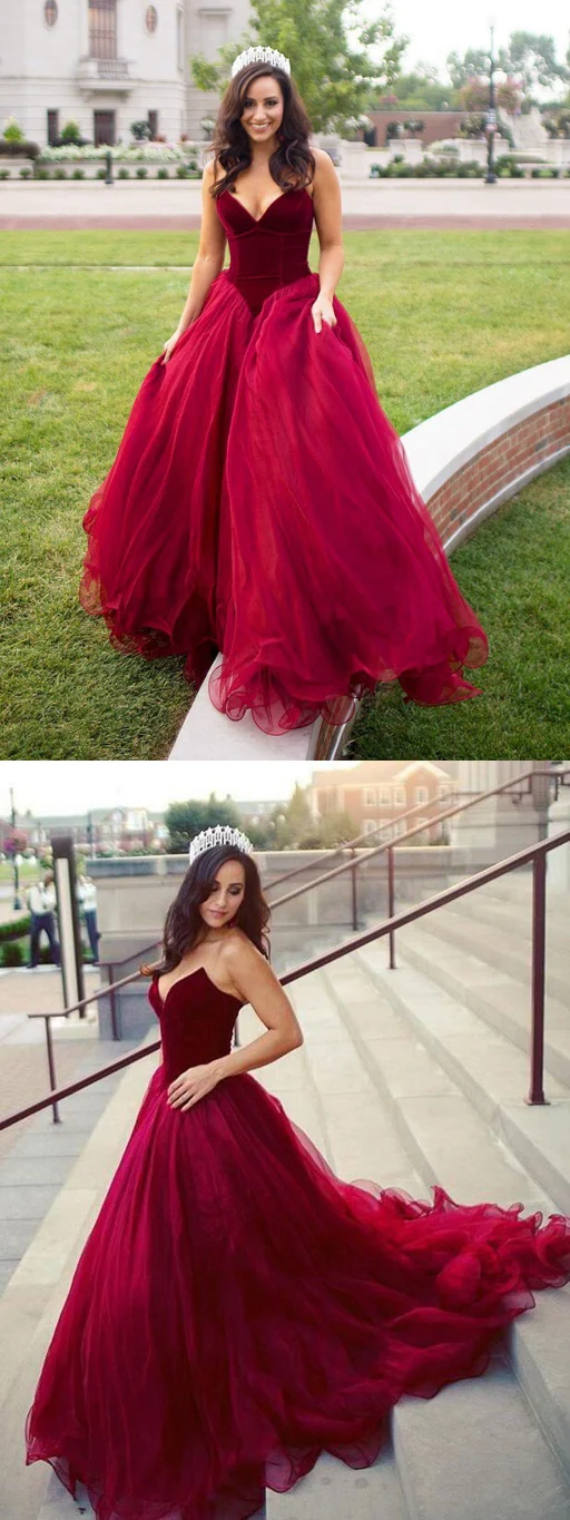 Princess Prom Dress, Prom Dresses, Evening Gown, Graduation School Party Dress, Winter Formal Dress gh1176