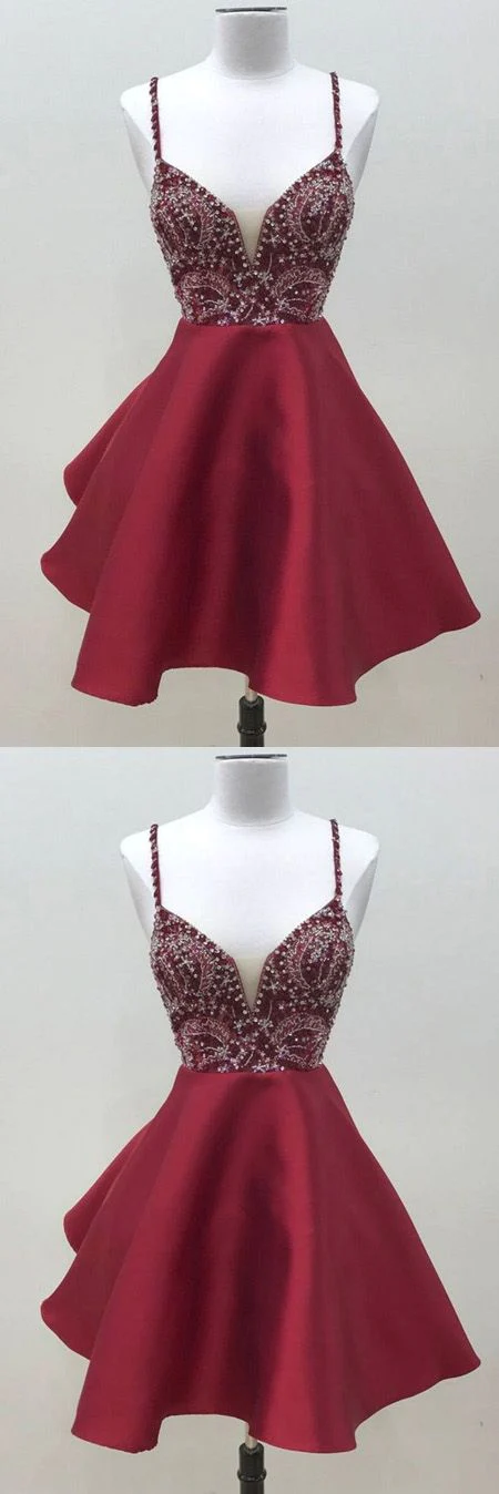 Homecoming, Short Prom Dress, Evening Dress ,Winter Formal Dress, Pageant Dance Dresses, Graduation School Party Gown gh1028