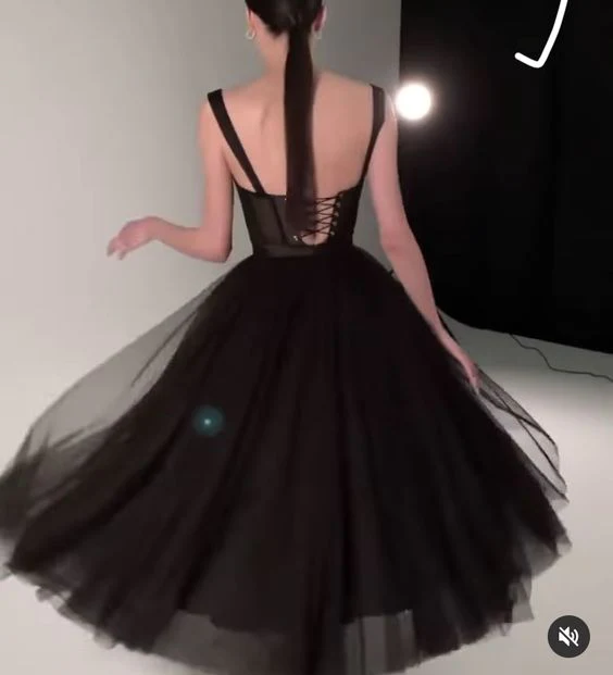 Tulle Prom Dresses,Black Formal Dresse Evening Dresses gh1878