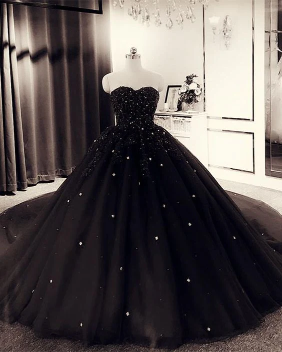 Black quinceanera ball gown dresses prom Dresses gh2133