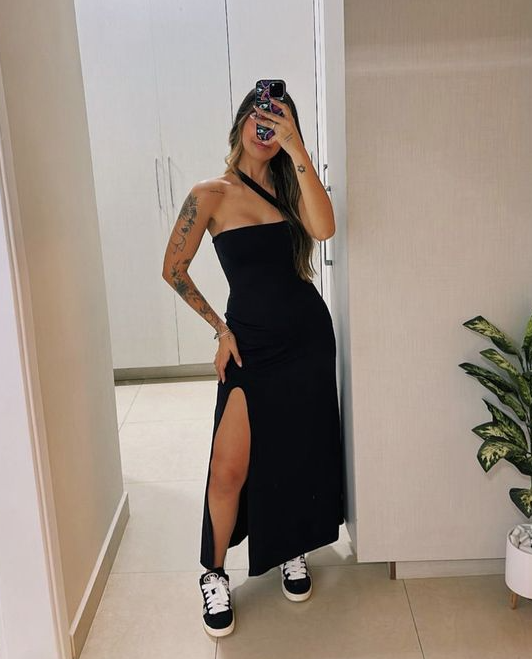 Black Prom Dress, Wedding Party Dress fg5300