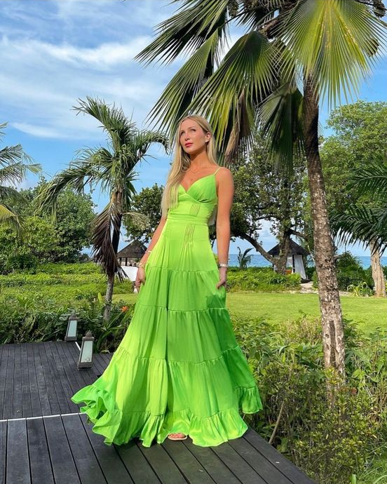 Apple Green Prom Dresses Long Evening Dresses fg2169