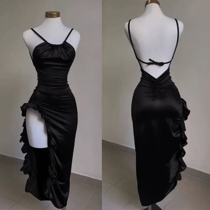 Purple Fashion Chic Suspender Long Elegant Sexy Bodycon Prom Dress Evening Gown Fashion Party Dress gh3449