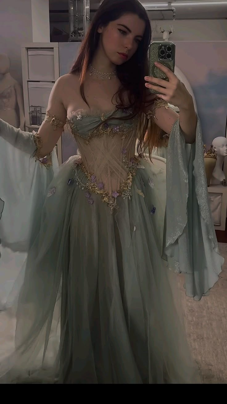 Elegant A Line Off The Shoulder Floor-length Tulle Long Sleeves Evening Dress Prom Dresses SD2022