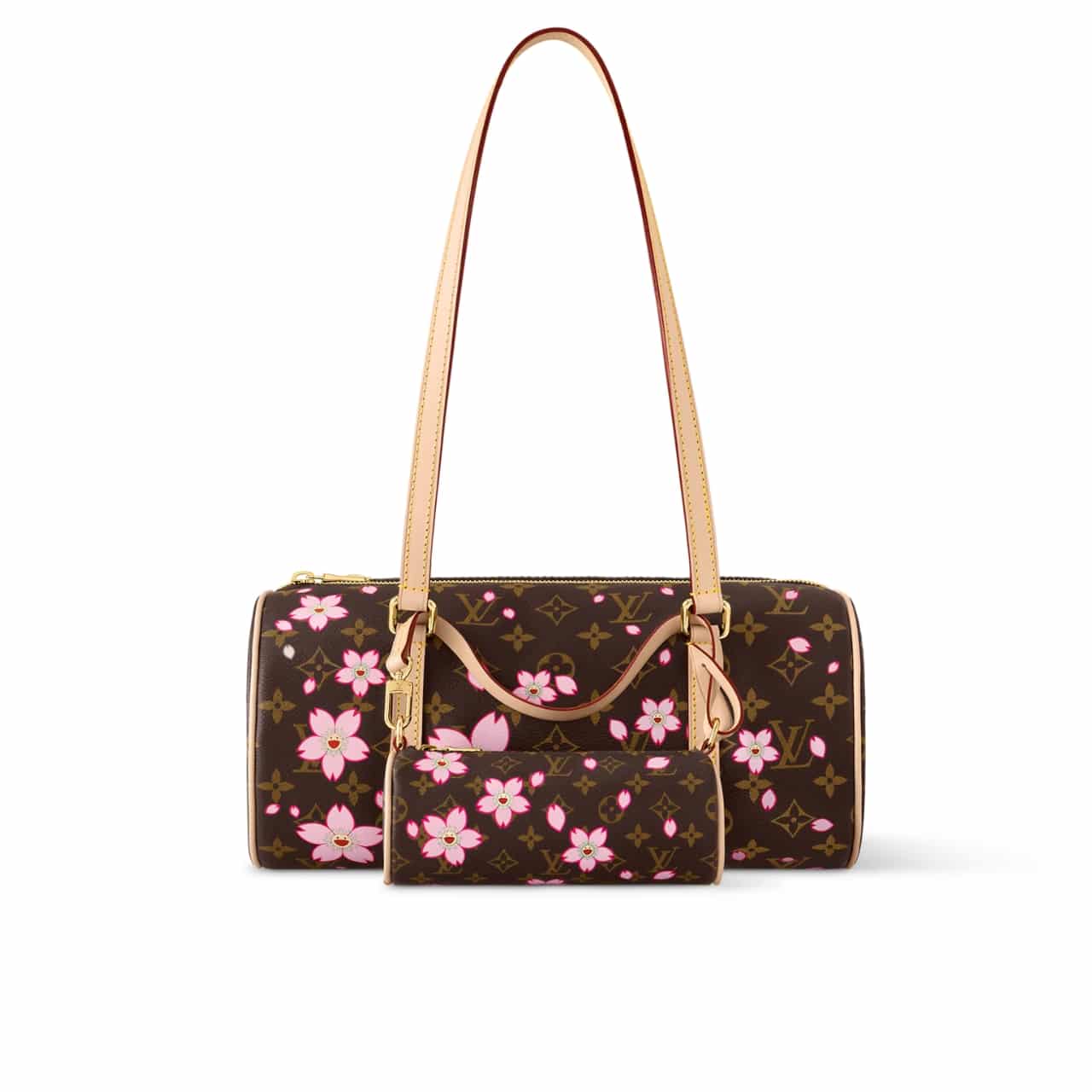 LOUIS VUITTON X MURAKAMI PAPILLON SAKURA BROWN 27CM M13097