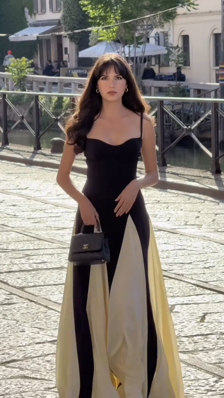 Simple A line Spaghetti Straps Black 20th Birthday Dress Chiffon Prom Dress 18th Birthday Outfits For Women W0163